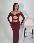 Mona Dress Cherry Red