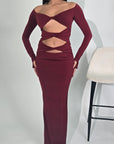 Mona Dress Cherry Red