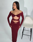 Mona Dress Cherry Red