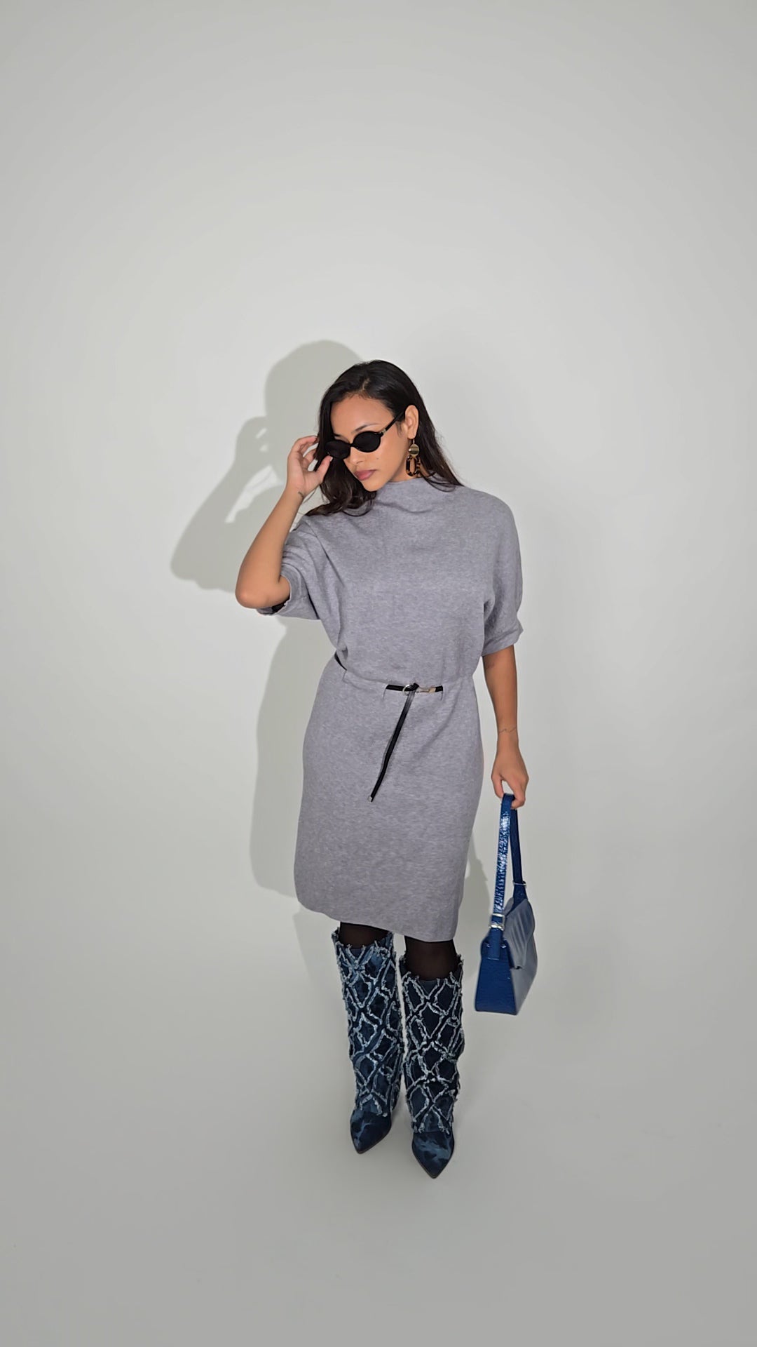 Robe Nelly avec ceinture - 3 couleurs